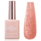 Preview: UV Gel - 5406 - Confetti Gel - Grapefruit Nägel Nagelgel Shellac Gellack Gel Lack Nails matte Pailetten snowflake